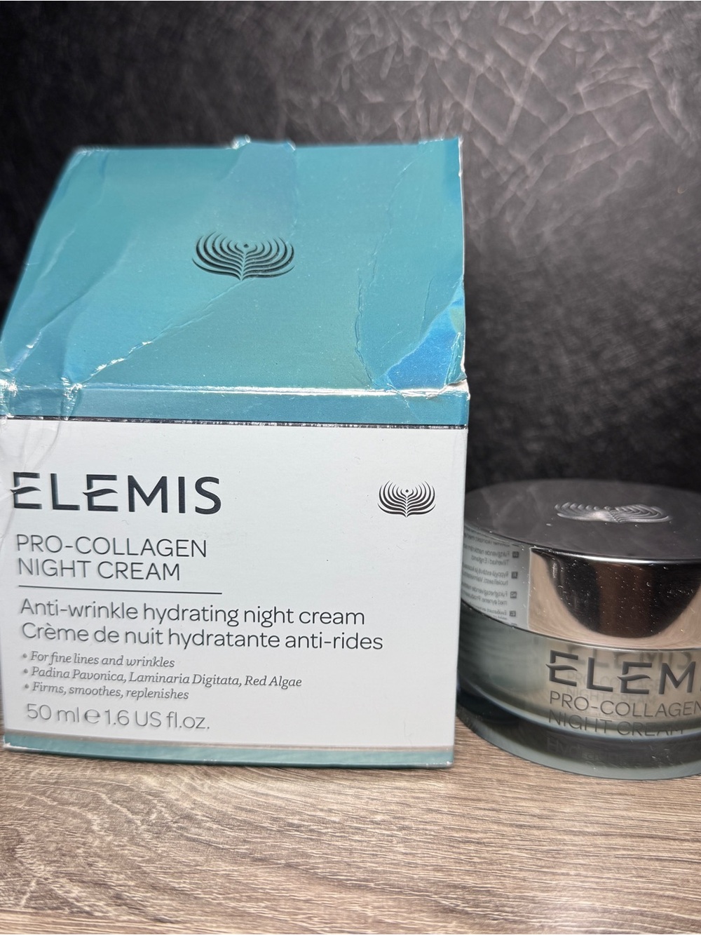 ELEMIS Pro-Collagen Night Cream Anti-Wrinkle Hydrating 50ml Firm Replenish NIB
